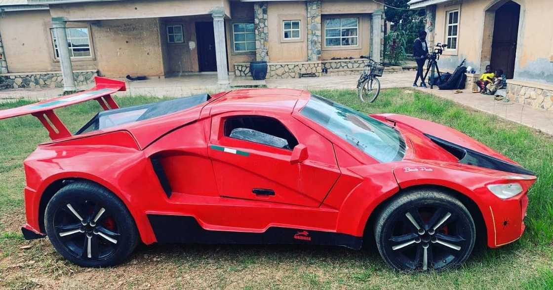 Young man who built fine sports car says he once sold his phone to survive Young man who built fine sports car says he once sold his phone to survive