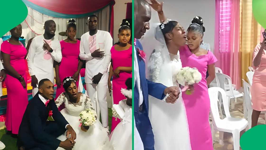 Social media users joked about a woman's spiritual outburst at her wedding Social media users joked about a woman's spiritual outburst at her wedding