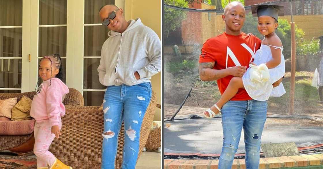 Sbahle and Junior were bonding in these pictures. Sbahle and Junior were bonding in these pictures.