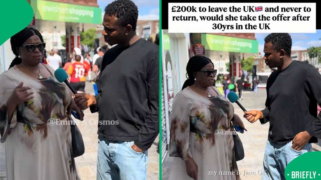 The Nigerian woman said she would never relocate to Nigeria and leave the UK even if she was being paid to do so