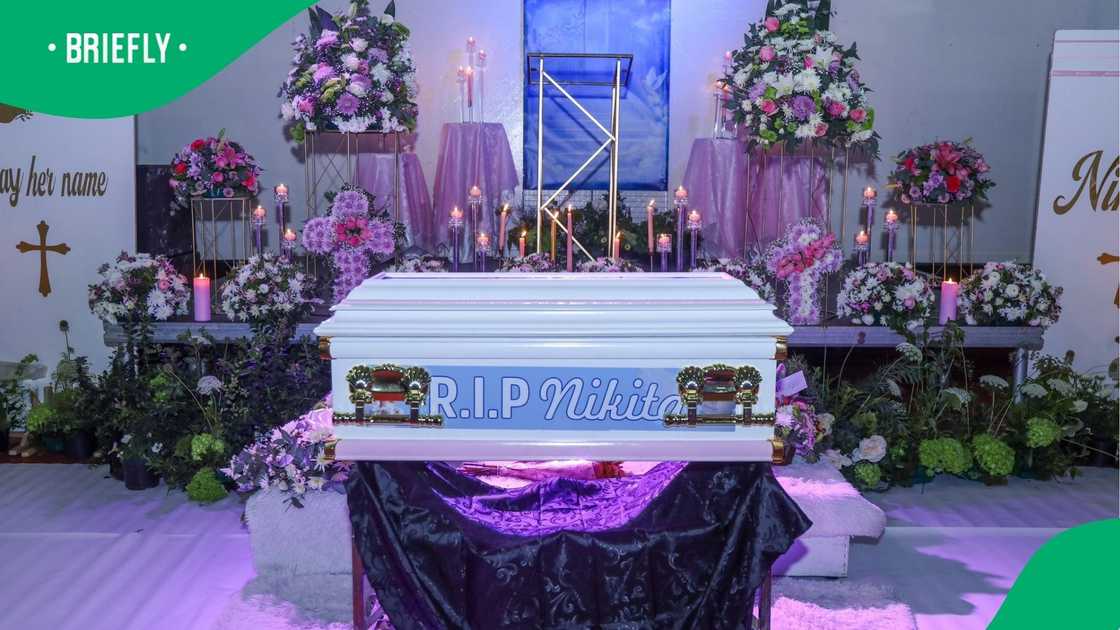 The four year-ols girl who was raped and killed was buried in Eldorado Park The four year-ols girl who was raped and killed was buried in Eldorado Park