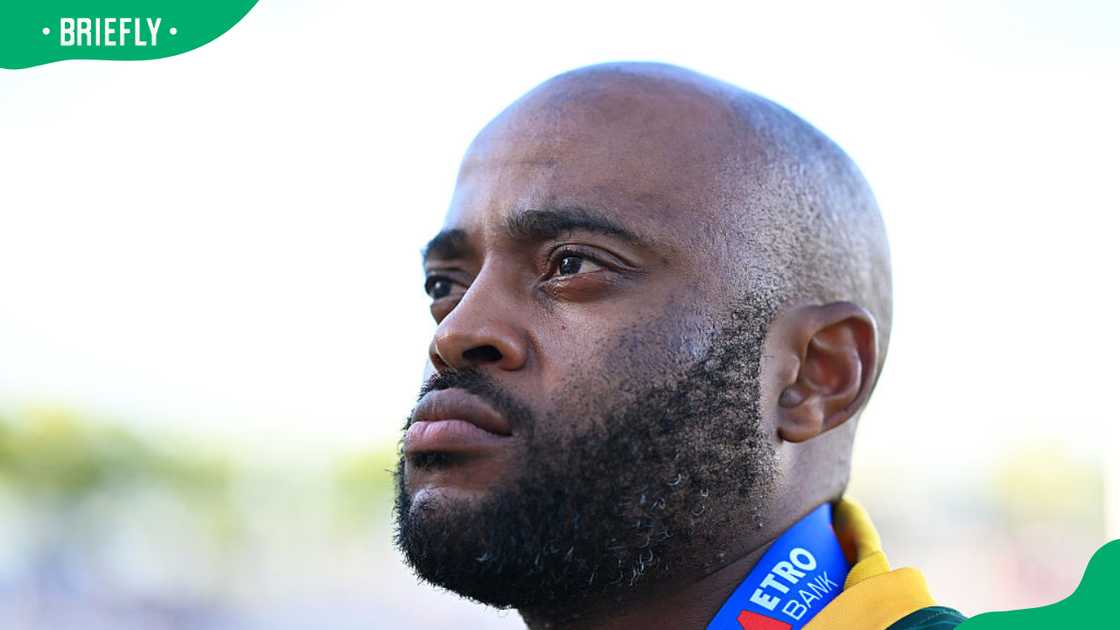 Temba Bavuma during a 2025 match between England and South Africa at Utilita Bowl Temba Bavuma during a 2025 match between England and South Africa at Utilita Bowl