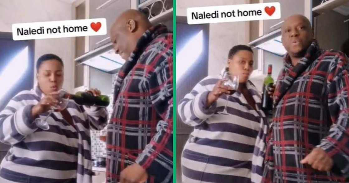 TikTok video shows parents celebrating being home alone