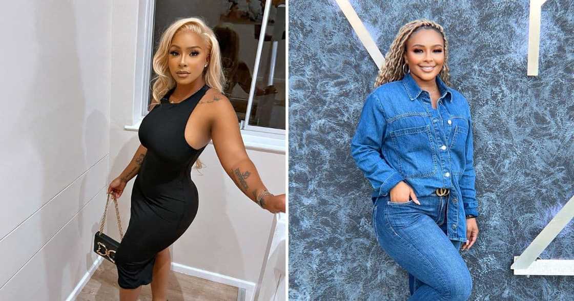 Boity Thulo appreciates this fan's art work. Boity Thulo appreciates this fan's art work.