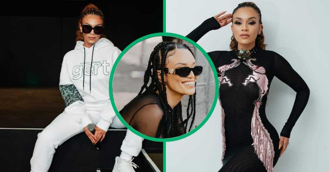Pearl Thusi defended herself in another video regarding the clip of her wanting a hug. Pearl Thusi defended herself in another video regarding the clip of her wanting a hug.