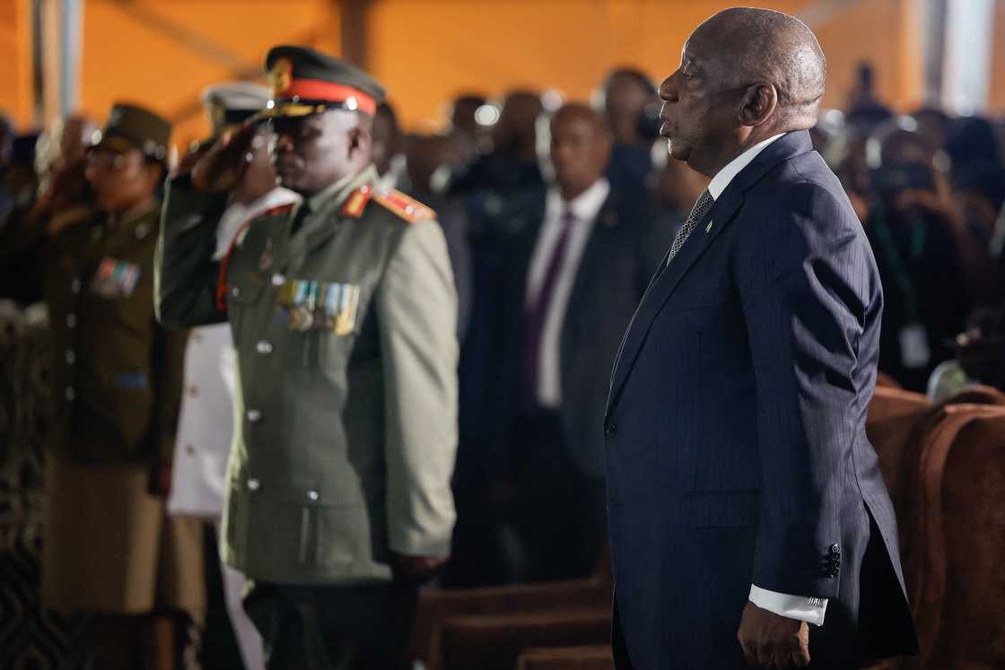 Ramaphosa oversees transfer of remains of 14 SANDF troops killed in DRC Ramaphosa oversees transfer of remains of 14 SANDF troops killed in DRC