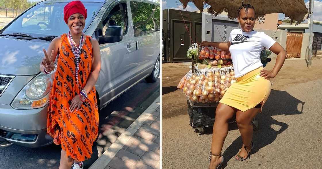 Zodwa Wabantu posted a video dancing half naked in a revealing skirt