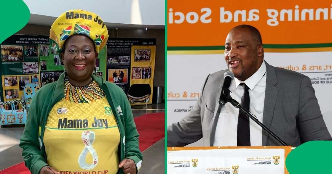 Mama Joy threw shade at Gayton McKenzie Mama Joy threw shade at Gayton McKenzie