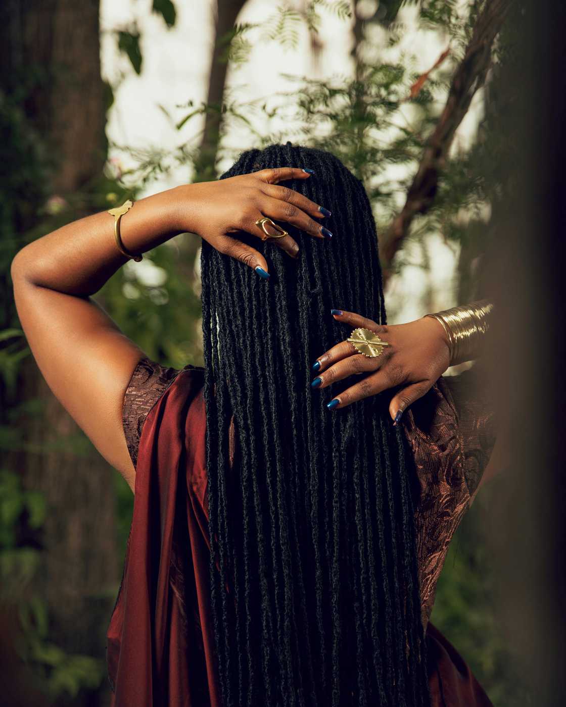 Hair extensions can turned into locs or braids