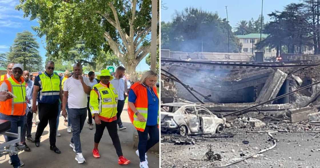 Lesufi confirms gas tanker driver survived explosion Lesufi confirms gas tanker driver survived explosion