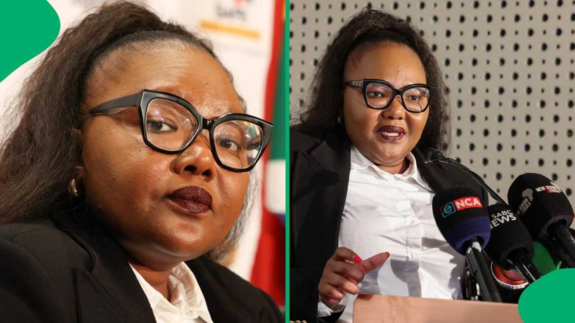 Basic Education Minister Siviwe Gwarube said the budget is under financial strain Basic Education Minister Siviwe Gwarube said the budget is under financial strain