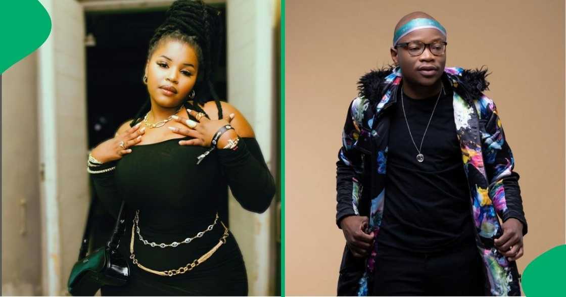 Nkosazana Daughter denies being Master KG's baby mama. Nkosazana Daughter denies being Master KG's baby mama.