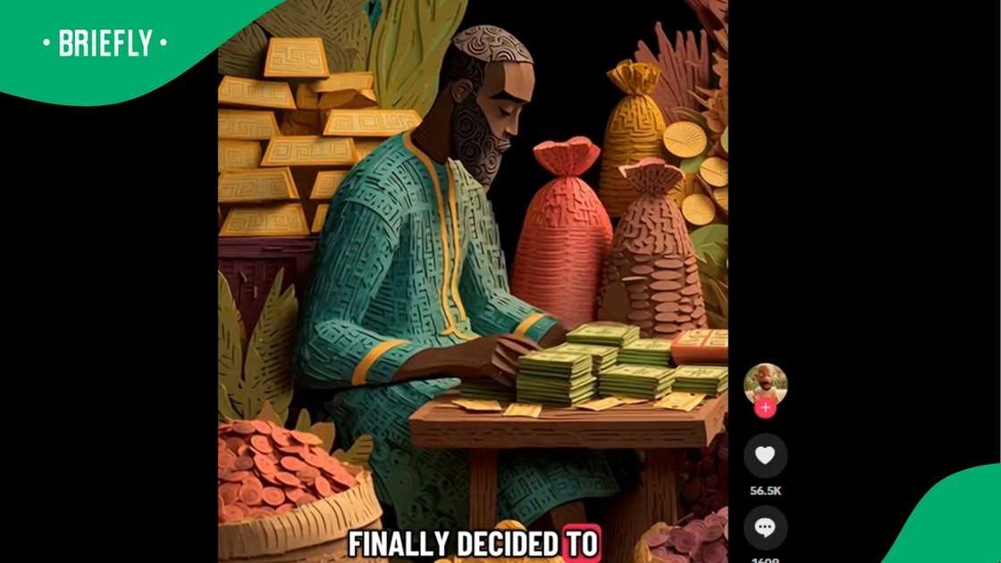 A video went viral on TikTok. A video went viral on TikTok.