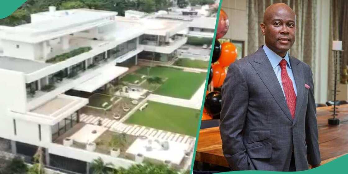 Clips of Herbert Wigwe's Lagos mansion