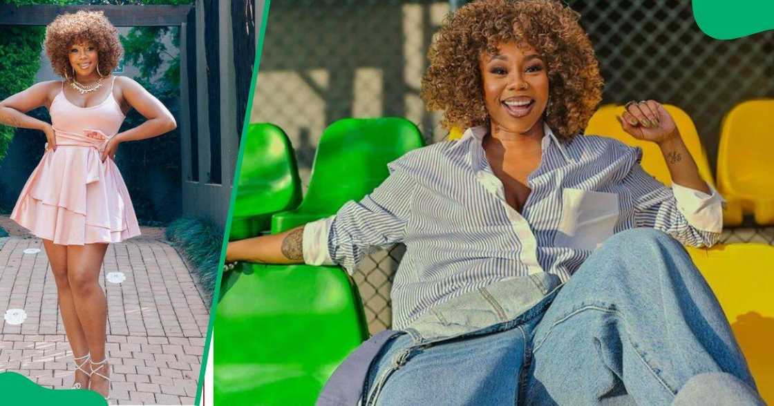 Bontle Modiselle debuted her new short hairstyle. Bontle Modiselle debuted her new short hairstyle.