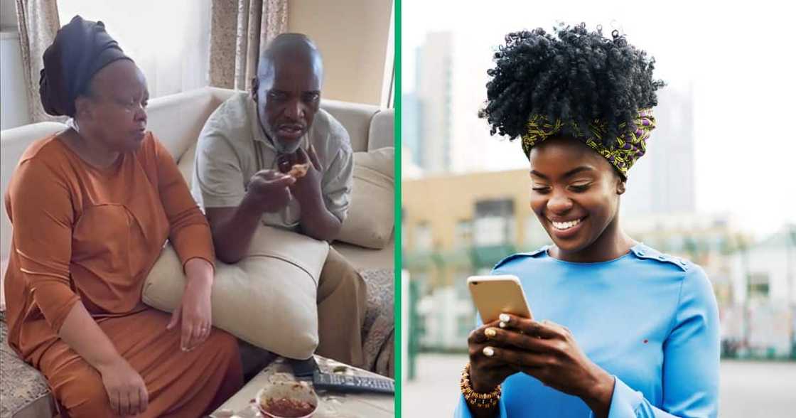 TikTok video shows parents eating together TikTok video shows parents eating together