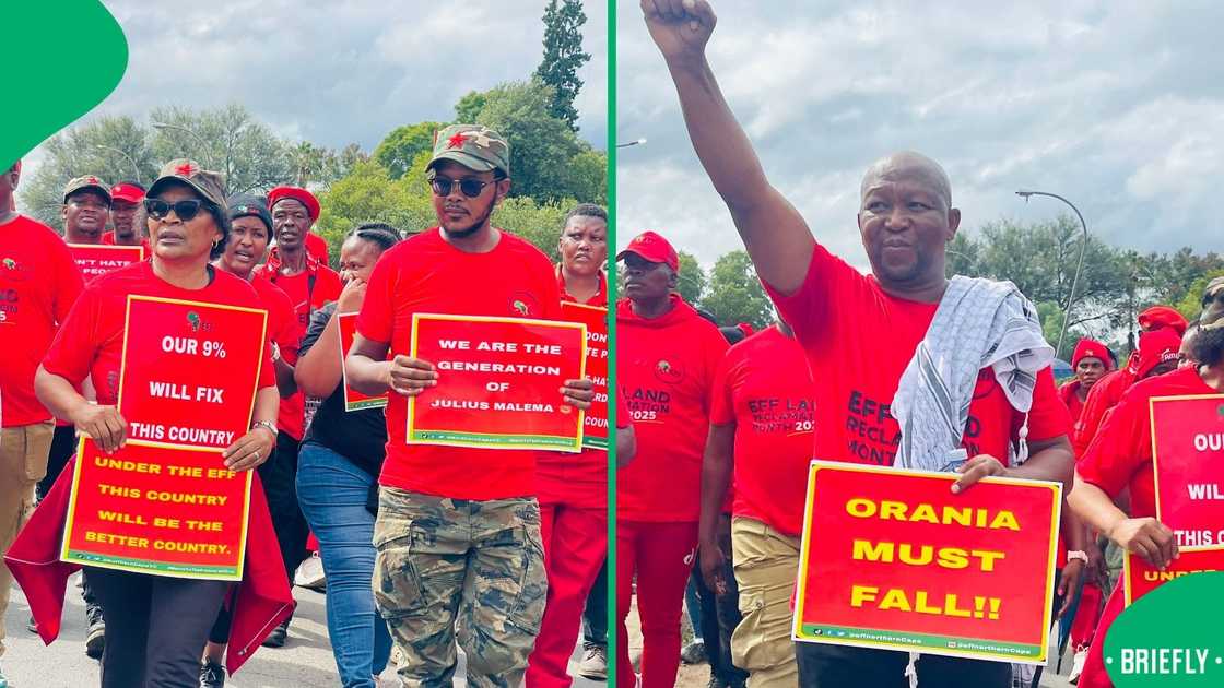 EFF members want Orania to be abolished EFF members want Orania to be abolished