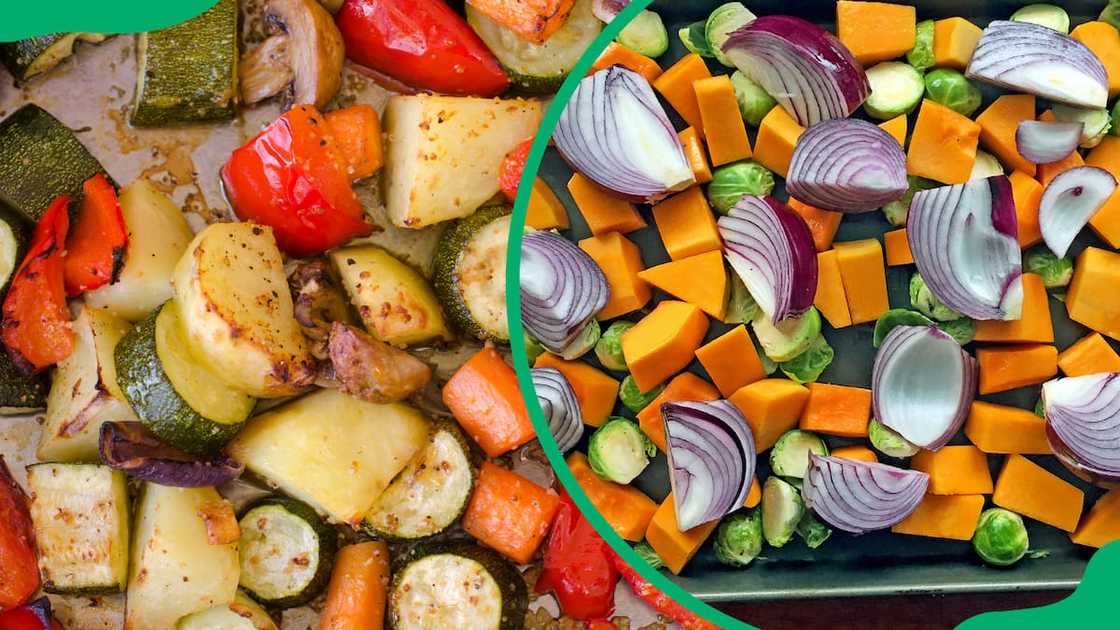 Savoury vegetable bake recipe