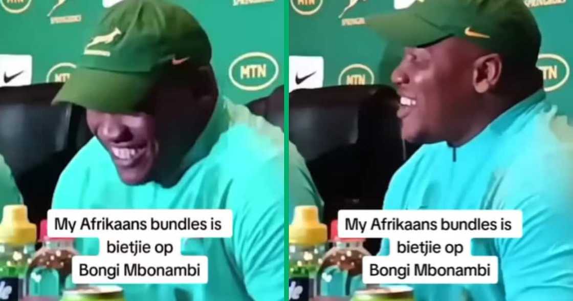 Bongi Mbonambi, Springbok, rugby, RWC, TikTok video, Mzansi