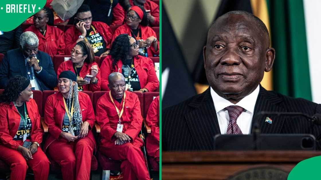 The EFF is challenging the Western Cape High Court's ruling regarding President Cyril Ramaphosa
