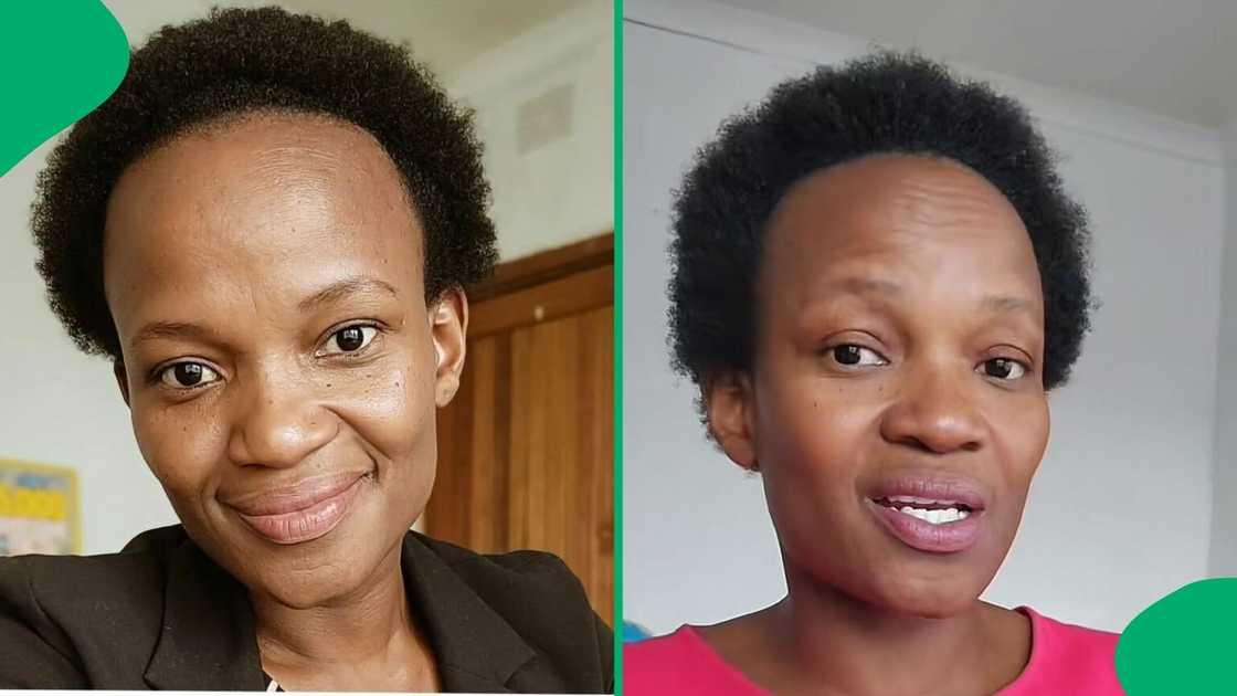 A TikTok video shows a woman unveiling her bursary allowance over R40k. A TikTok video shows a woman unveiling her bursary allowance over R40k.