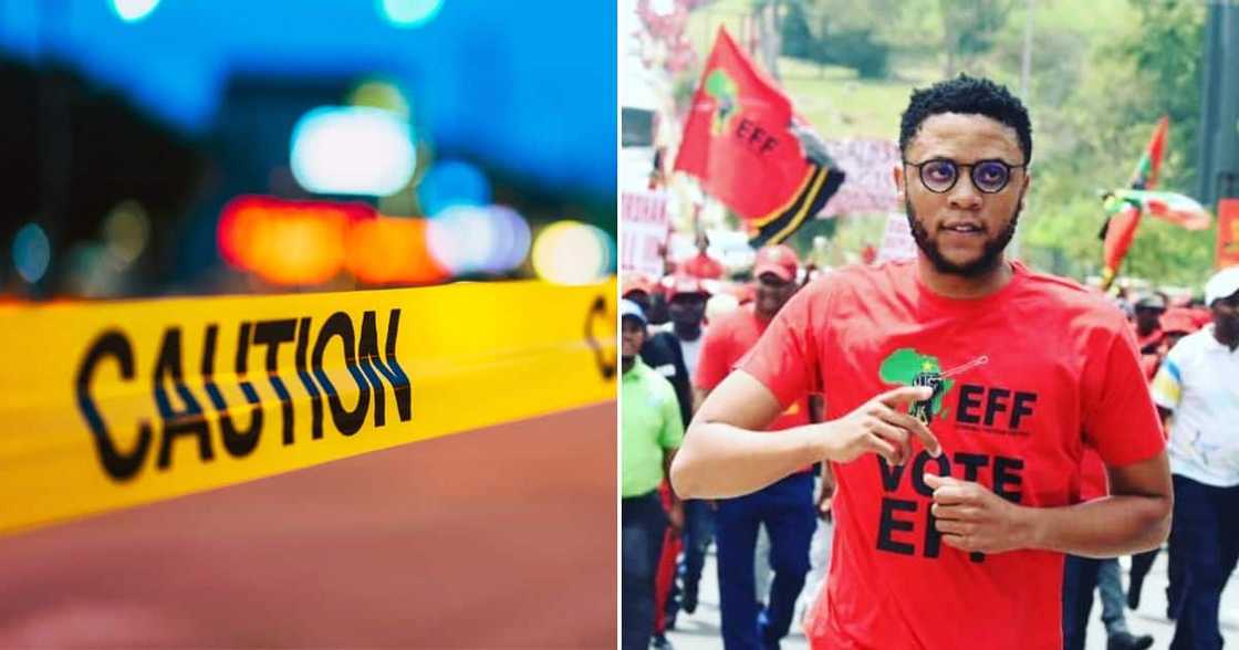 EFF, head of presidency, Vuyani Pambo, hijacked, car, left, crime EFF, head of presidency, Vuyani Pambo, hijacked, car, left, crime