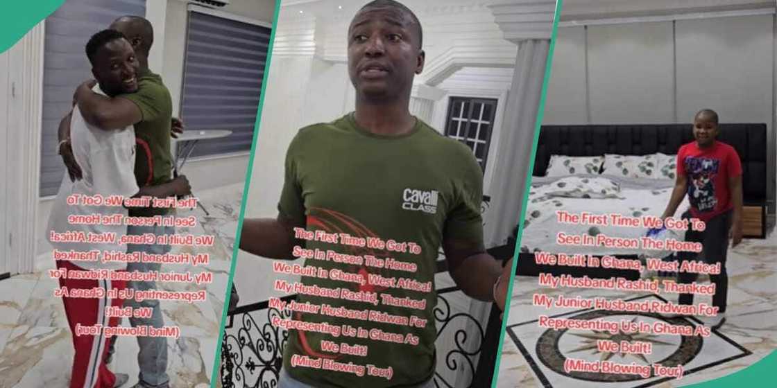 A man living abroad sent money from Europe for his brother to build them a house A man living abroad sent money from Europe for his brother to build them a house