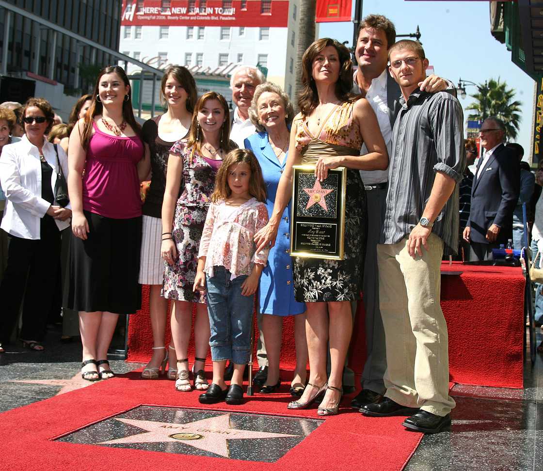 Amy Grant's family at the Hollywood Boulevard