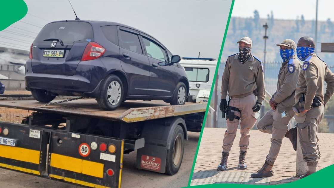 Gauteng cops engage in heated confrontation Gauteng cops engage in heated confrontation