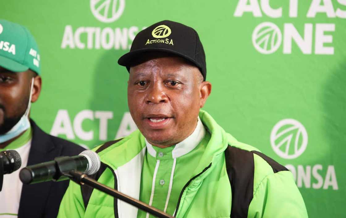 Herman Mashaba in Johannesburg