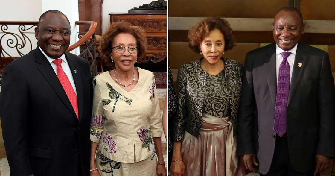 President Cyril Ramaphosa and his wife Dr Tebogo Motsepe President Cyril Ramaphosa and his wife Dr Tebogo Motsepe