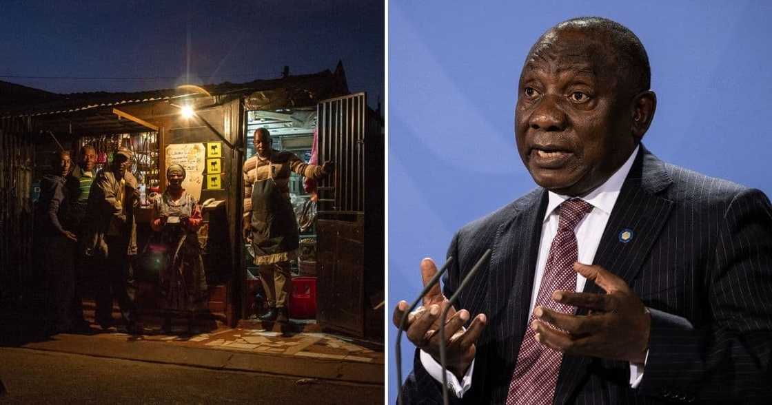 President Cyril Ramaphosa, Eskom, load shedding, rural areas, townships