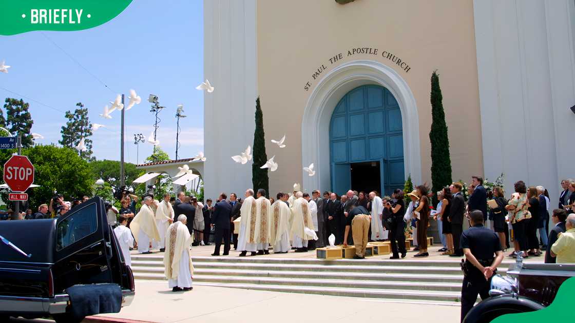 Actor Carroll O'Connor's funeral Actor Carroll O'Connor's funeral