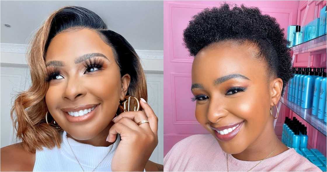 Boity shows off cute cornrows Boity shows off cute cornrows