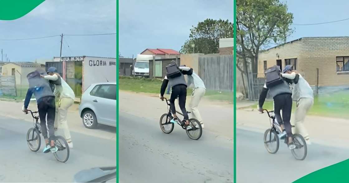 Gents impress SA with cool bike ride