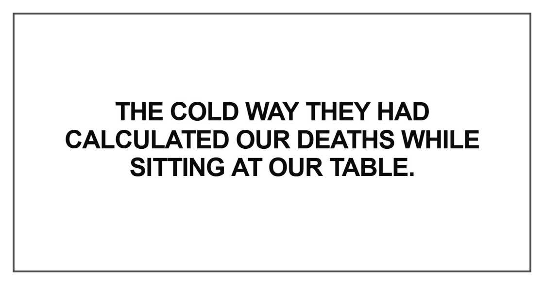 The cold way they had calculated The cold way they had calculated