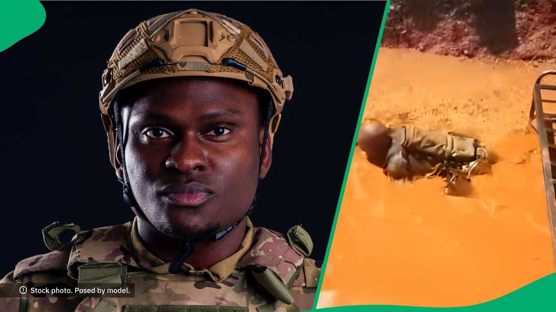Facebook users were divided after seeing a recruit's military training Facebook users were divided after seeing a recruit's military training