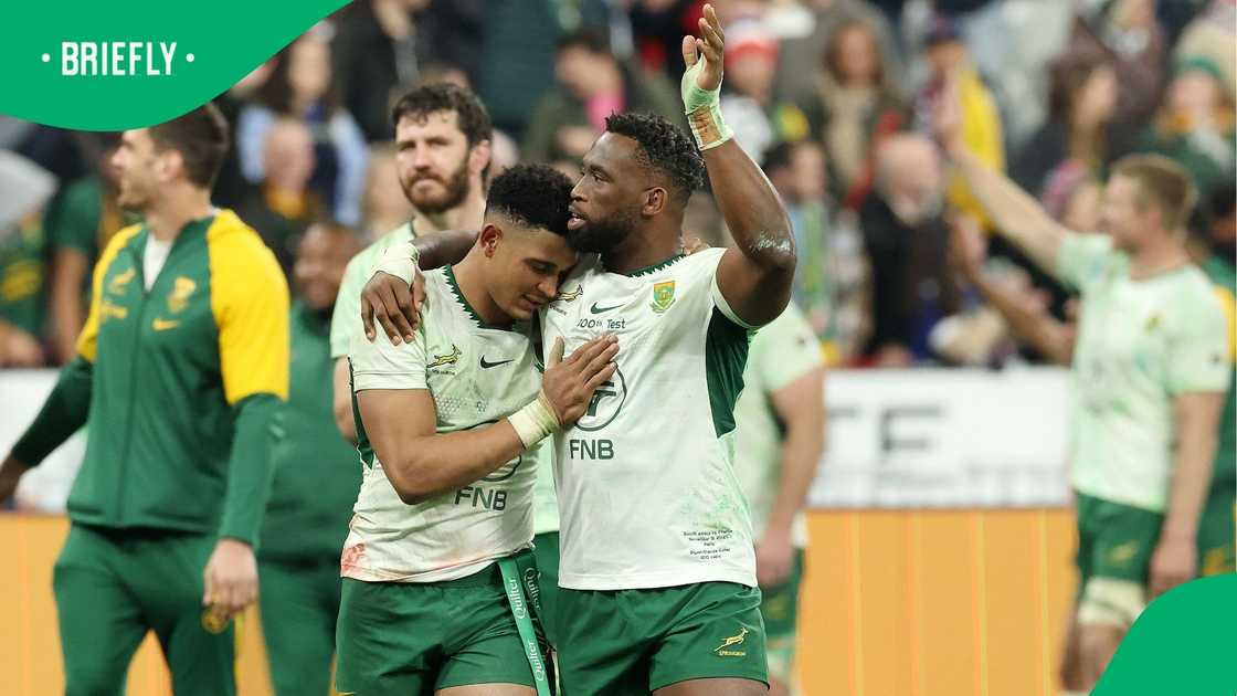Siya Kolisi, Sacha Feinberg-Mngomezulu, Springboks, South Africa, France