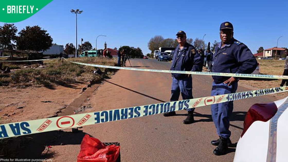 SAPS crime scene