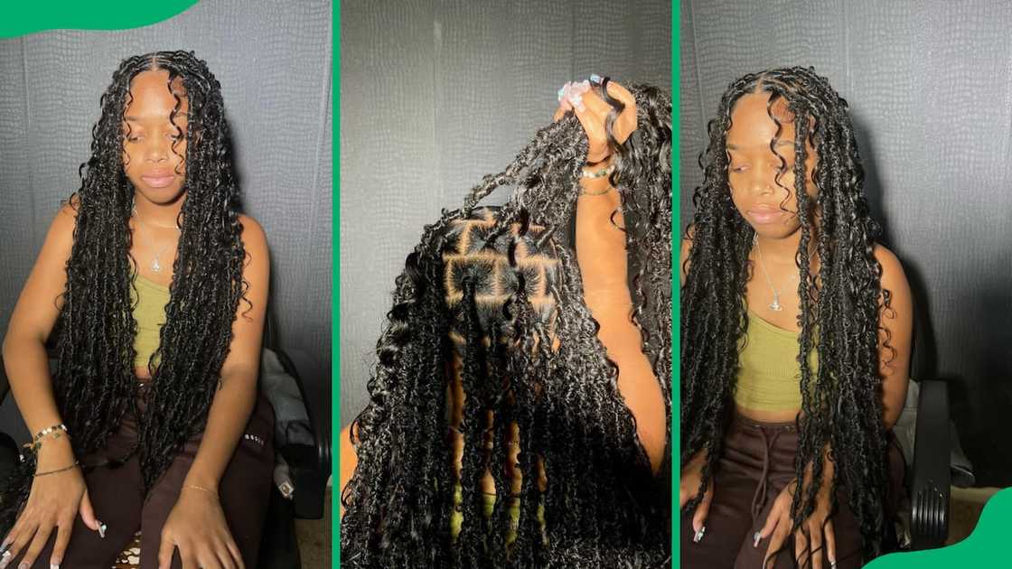 Long goddess butterfly locs Long goddess butterfly locs