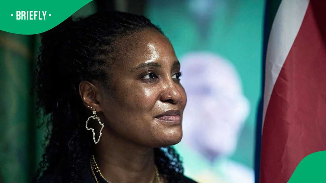 Former MP Duduzile Zuma-Sambudla attends a media briefing with uMkhonto weSizwe (MK) party leadership on November 28, 2025 in Durban, South Africa Former MP Duduzile Zuma-Sambudla attends a media briefing with uMkhonto weSizwe (MK) party leadership on November 28, 2025 in Durban, South Africa