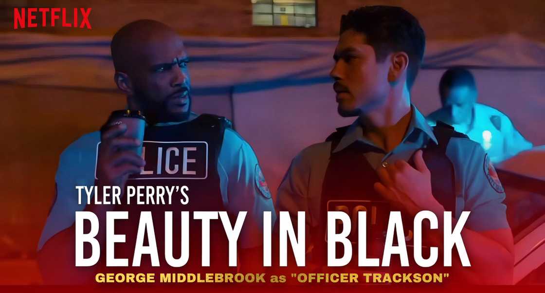 George Middlebrook prays Officer Trackson in Beauty In Black