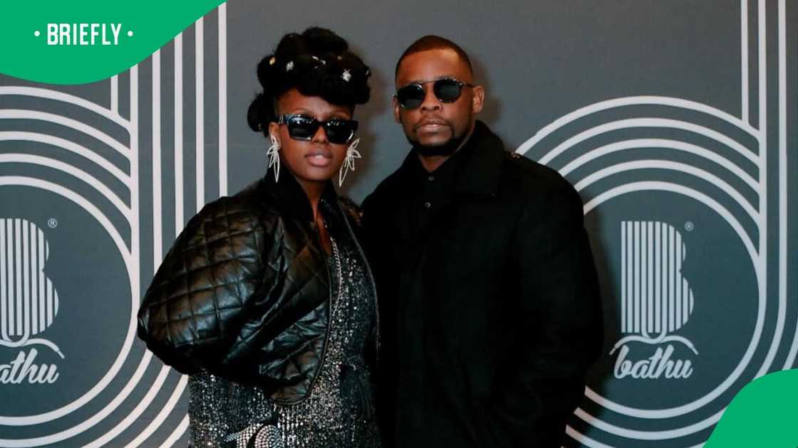 Wiseman Mncube's wife dragged over her outfit Wiseman Mncube's wife dragged over her outfit