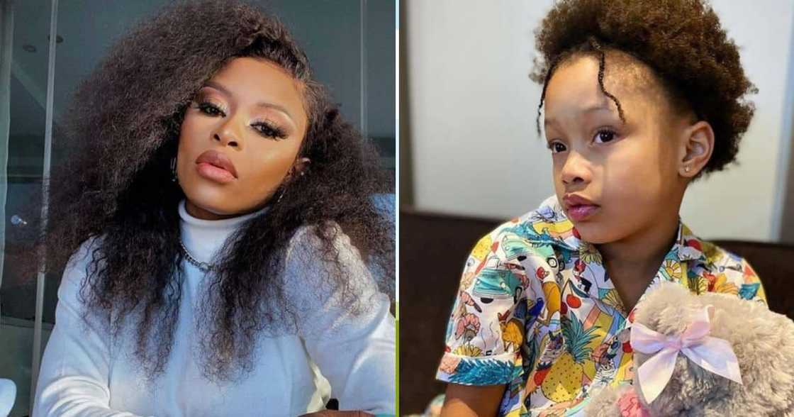 DJ Zinhle's daughter Kairo wants an iPhone 14