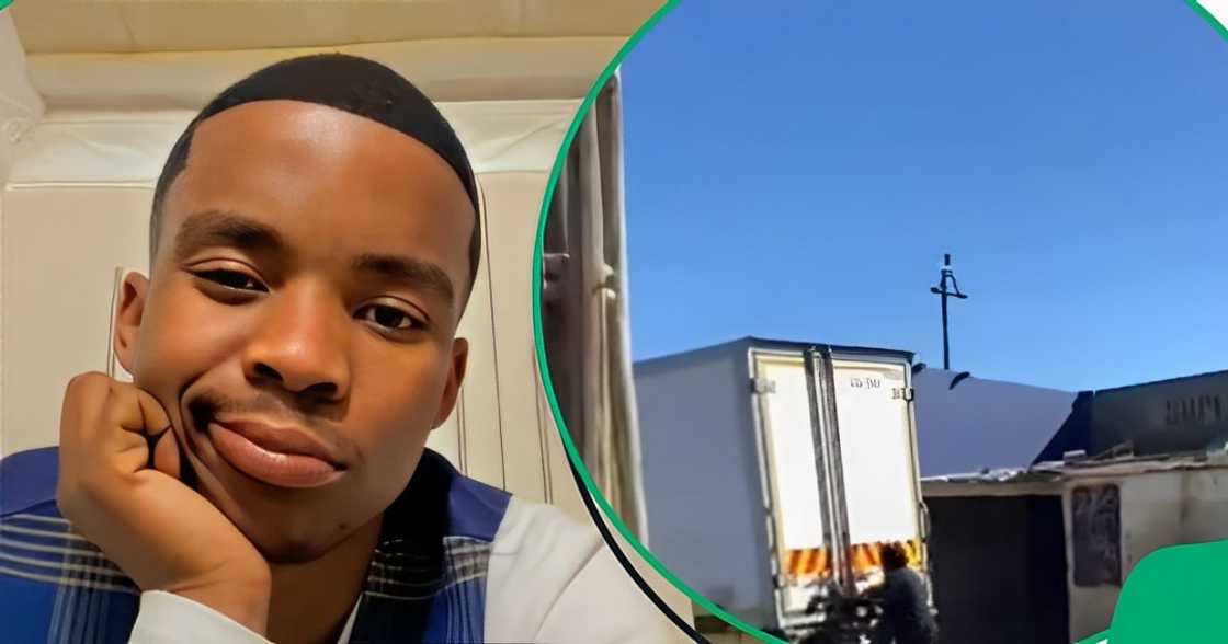 Man attempts to rob truck Man attempts to rob truck