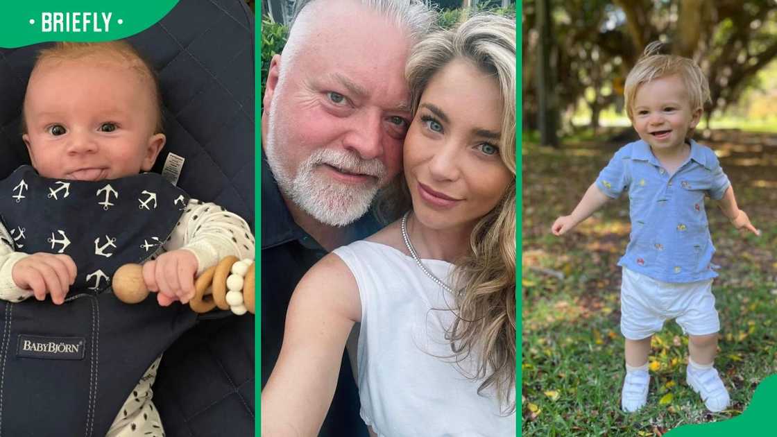 Tegan Kynaston with her husband and son Tegan Kynaston with her husband and son