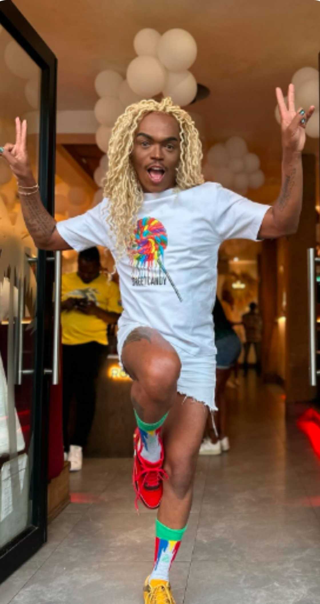 Somizi Mhlongo came to mind amid the viral can coat Somizi Mhlongo came to mind amid the viral can coat