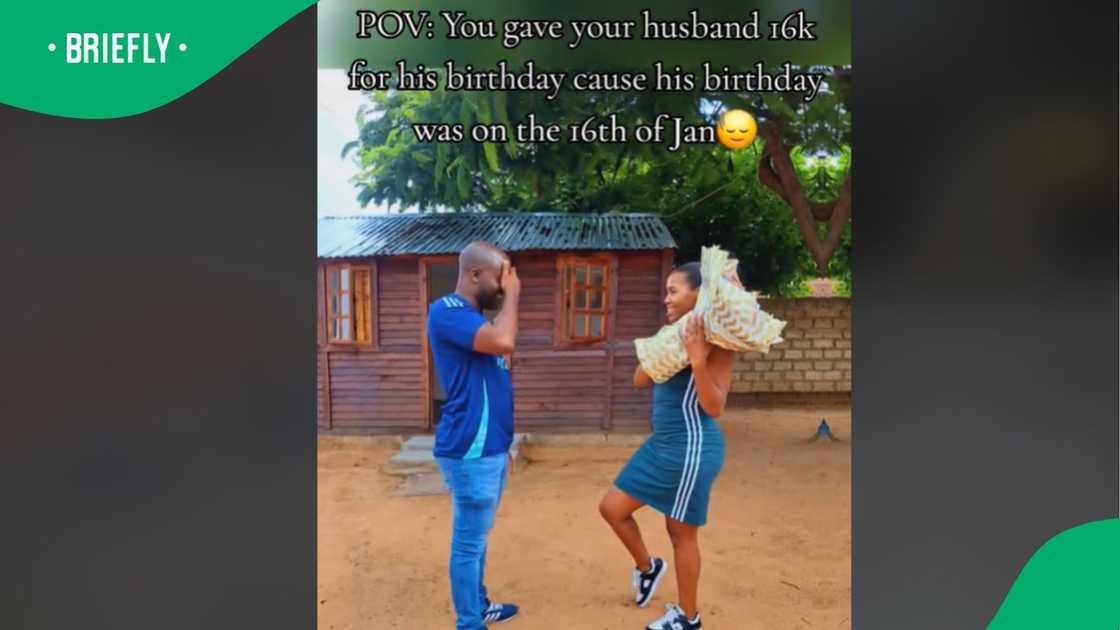 Woman's video on birthday gift for hubby goes viral. Woman's video on birthday gift for hubby goes viral.