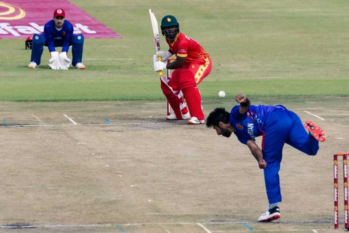 Zimbabwe's Regis Chakabva (C) was part of the sides swept by Afghanistan last month in T20 and ODI series Zimbabwe's Regis Chakabva (C) was part of the sides swept by Afghanistan last month in T20 and ODI series