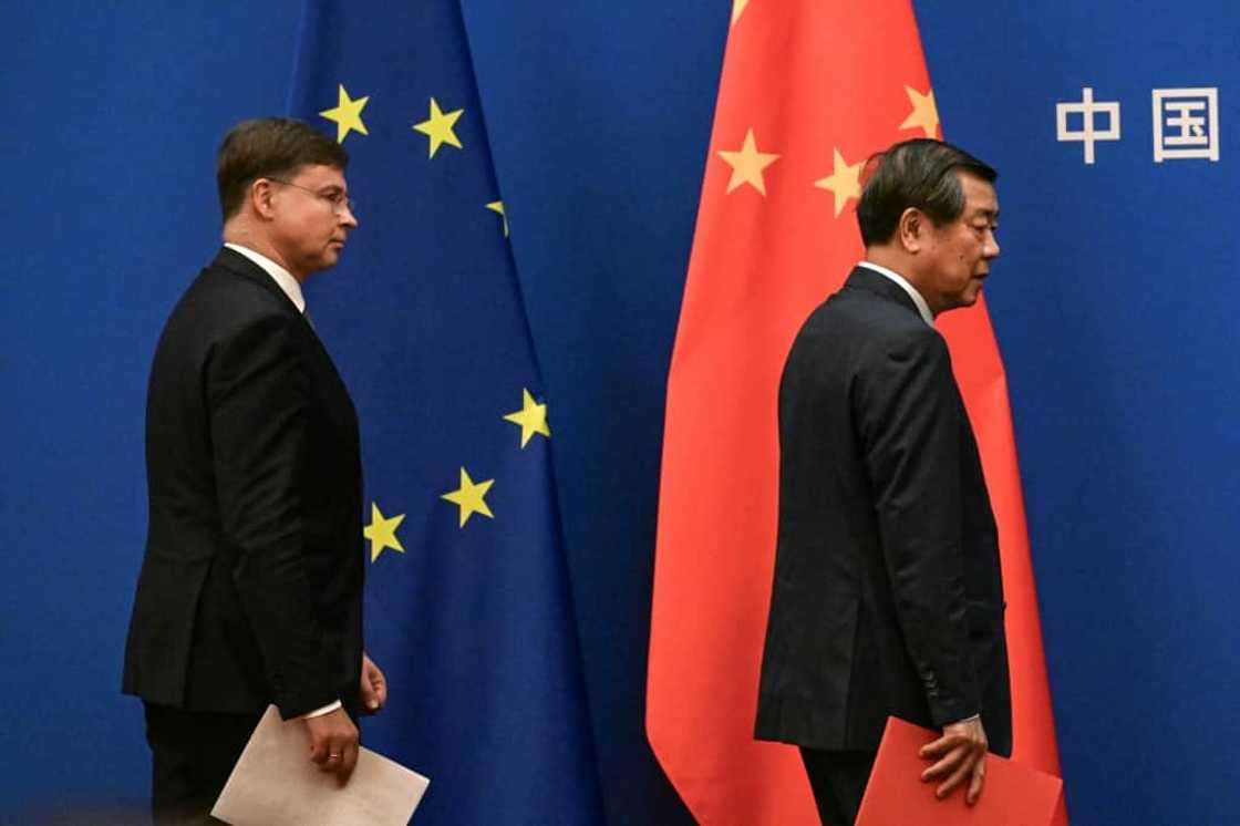 EU trade commissioner Valdis Dombrovskis was in China last week after Brussels launched a probe into Chinese electric car subsidies EU trade commissioner Valdis Dombrovskis was in China last week after Brussels launched a probe into Chinese electric car subsidies